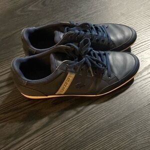 🍍 LACOSTE CHAYMON LEATHER NAVY🍍SIZE 8.5🍍
